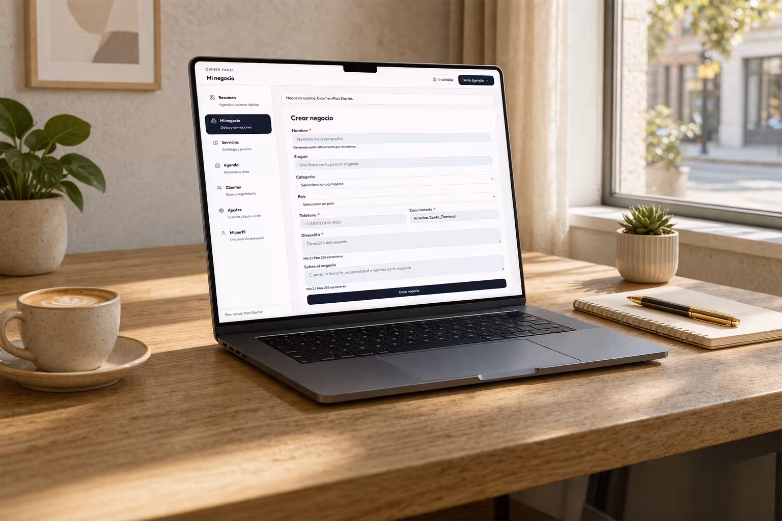 Configura tu negocio